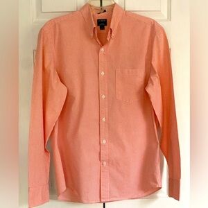 J Crew Men’s Flex Washed Slim Gingham Shirt Sz M